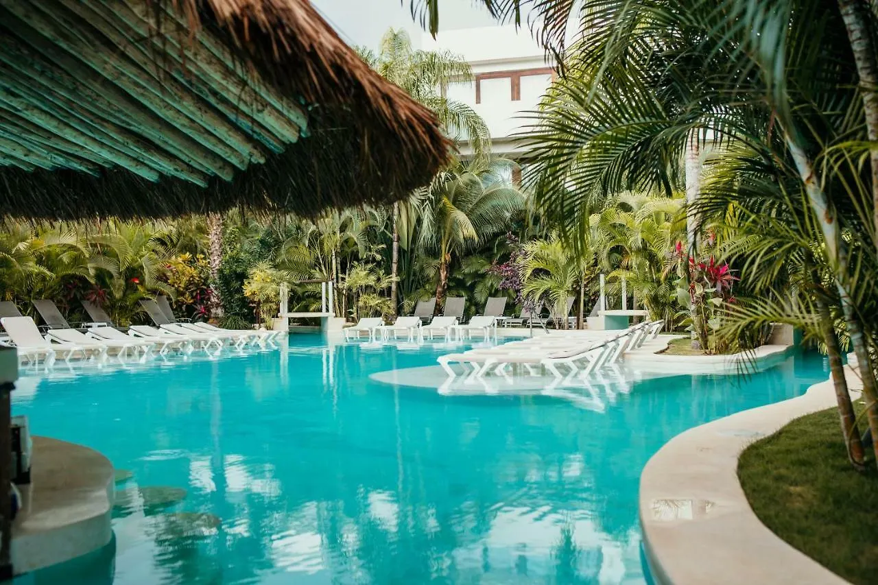 ** Lägenhetshotell Mak Nuk Village - Clothing Optional Tulum Mexiko