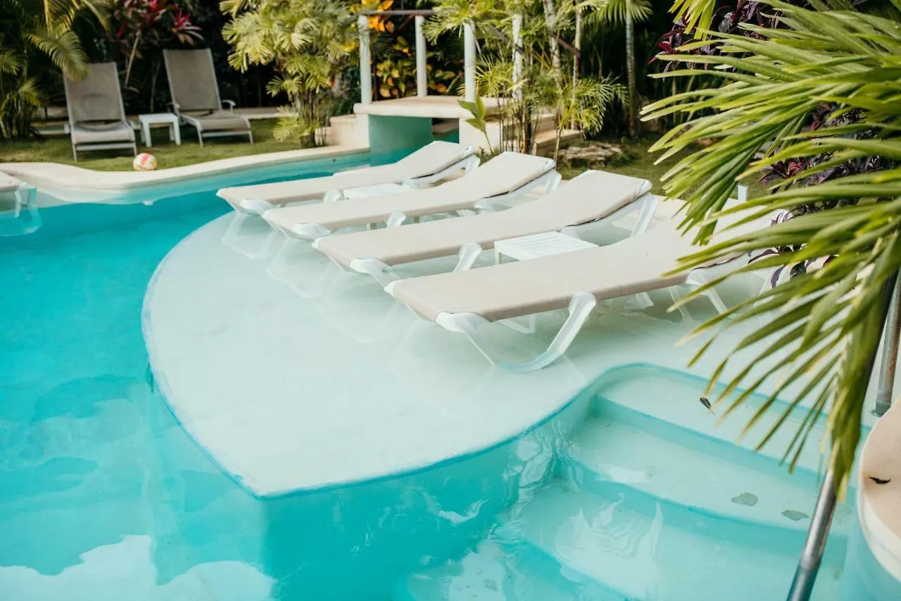 ** Lägenhetshotell Mak Nuk Village - Clothing Optional Tulum Mexiko